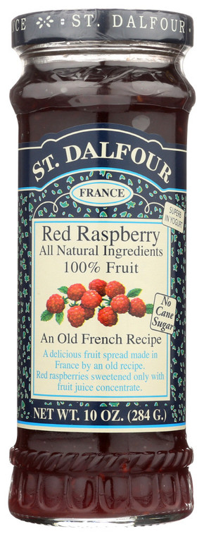 ST. DALFOUR RED RASPBERRY 100% FRUIT CONSERVE ( 6X10 OZ )