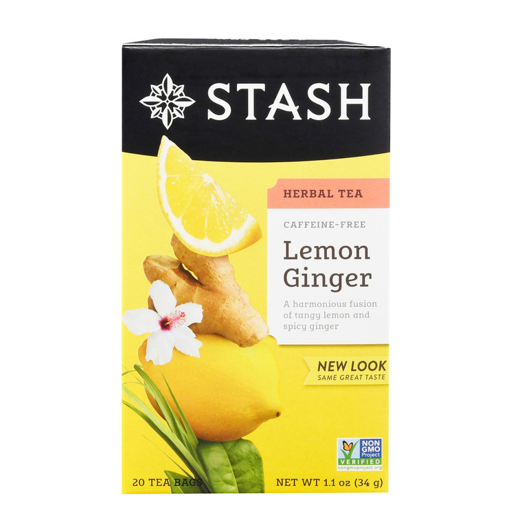 STASH TEA LEMON GINGER TEA ( 6X20 CT )