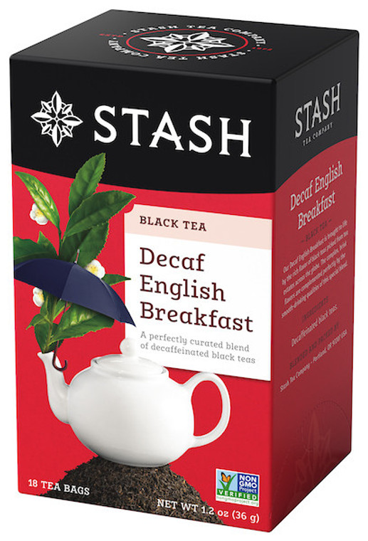 STASH TEA DECAF ENGLISH BRKF ( 6X18BAG )