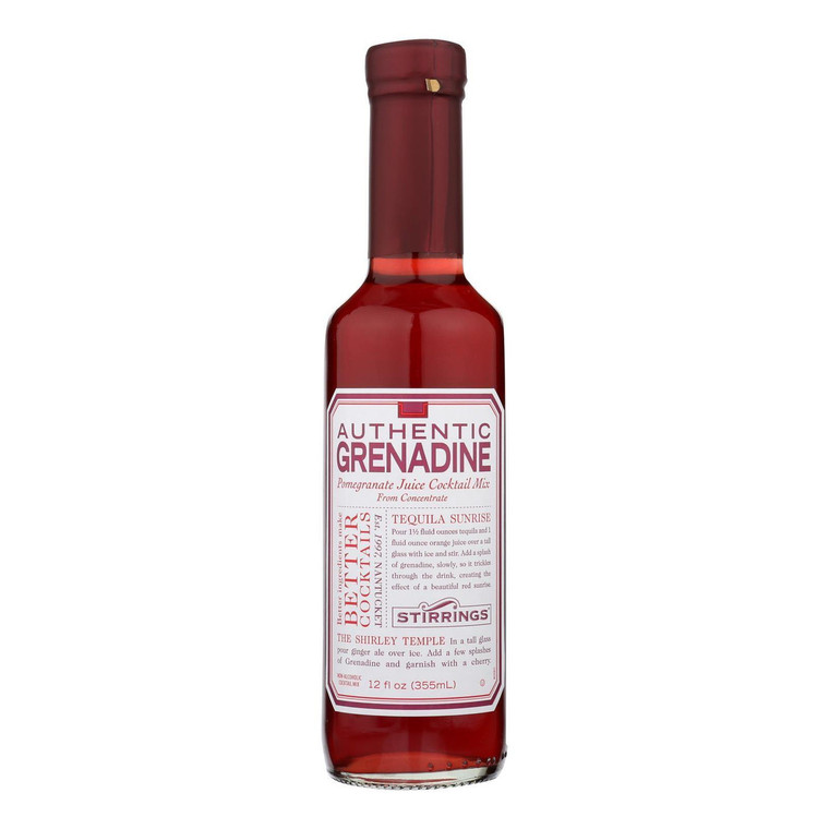 STIRRINGS AUTHENTIC GRENADINE ( 6X12 OZ )