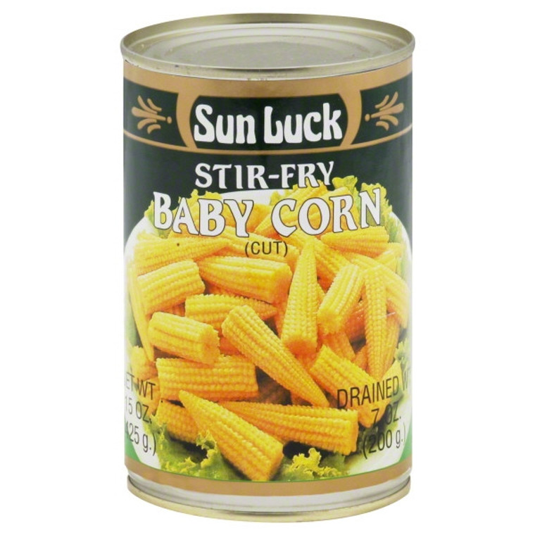 SUN L STIR FRY BABYCORN ( 12 X 15 OZ )