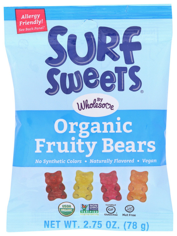 SURF SWEETS FRUITY BEARS ( 12X2.75 OZ )