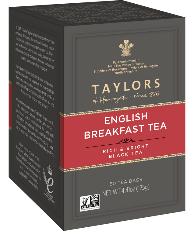 TAYLORS OF HARROGATE ENGLISH BREAKFAST TEA ( 6X50 BAG )
