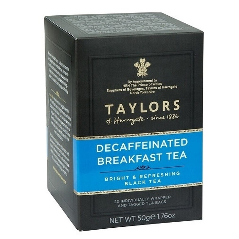 TAYLORS OF HARROGATE DECAFFEINATED BREAKFAST TEA ( 6X50BG )