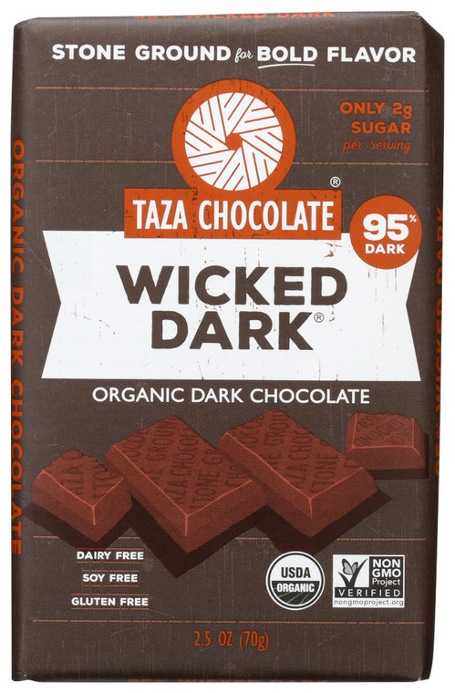 TAZA WICKED DARK CHOCOLATE ( 10X2.5 OZ )