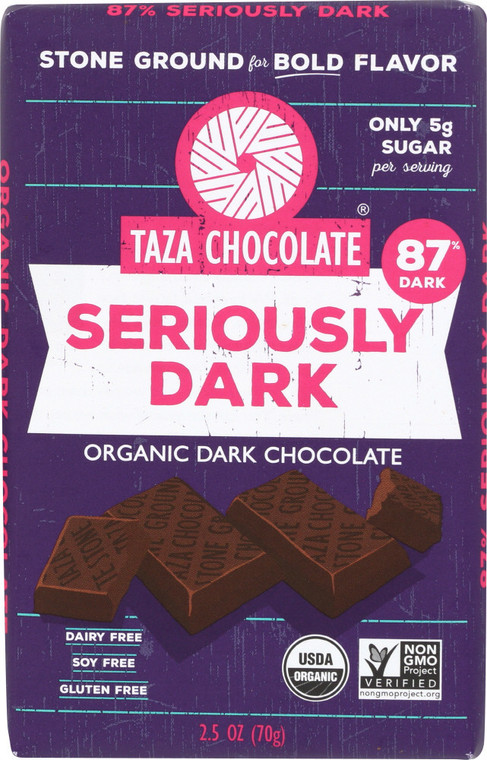 OG2 TAZA SRSLY DRK 87%SG ( 10 X 2.5 OZ )