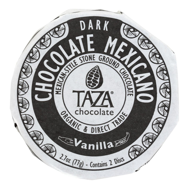 TAZA CHOCOLATE VANILLA ( 12X2.7 OZ )