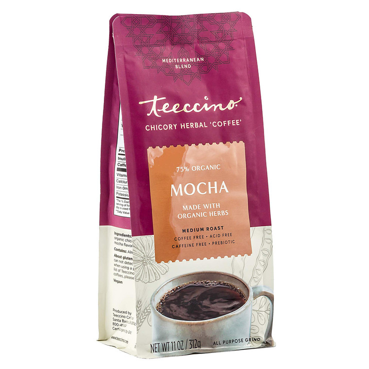 TEECCINO MOCHA HERBAL COFFEE ( 6X11 OZ )