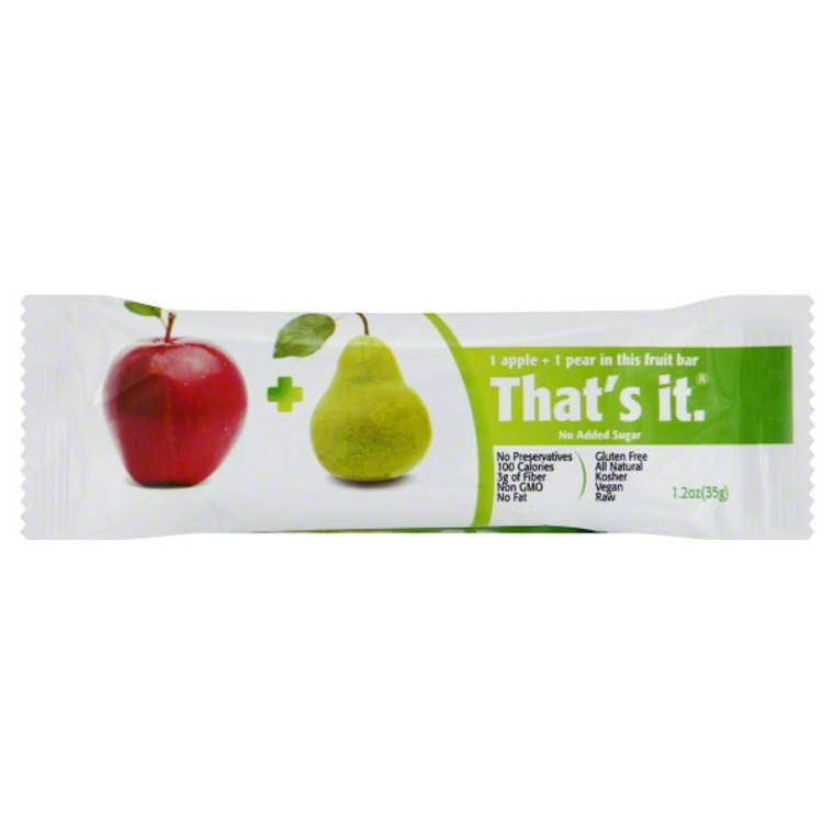 THAT'S IT APPLE PEAR FRUIT BAR ( 12X1.2 OZ )