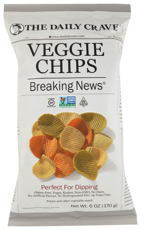 D CRAVE VEGGIE CHIPS ( 8 X 6 OZ )