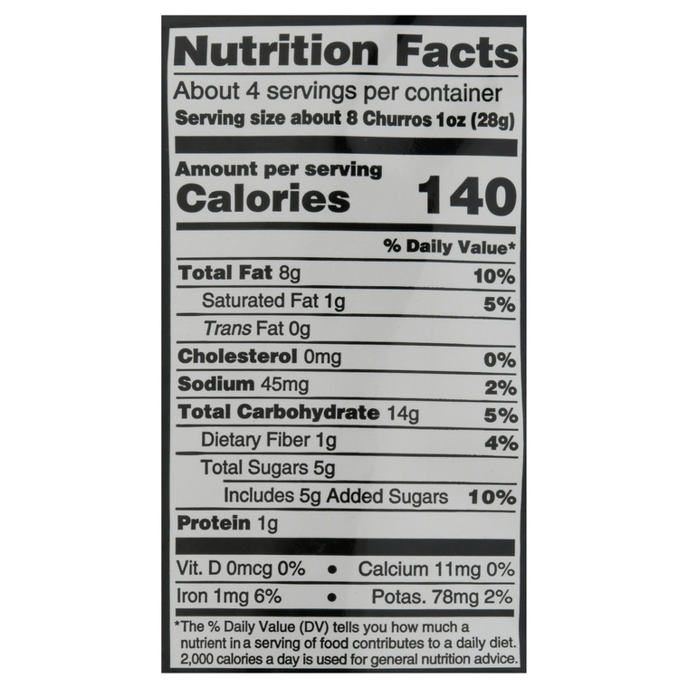 DCRAVE CHURROS ORGL CINM ( 6 X 4 OZ )