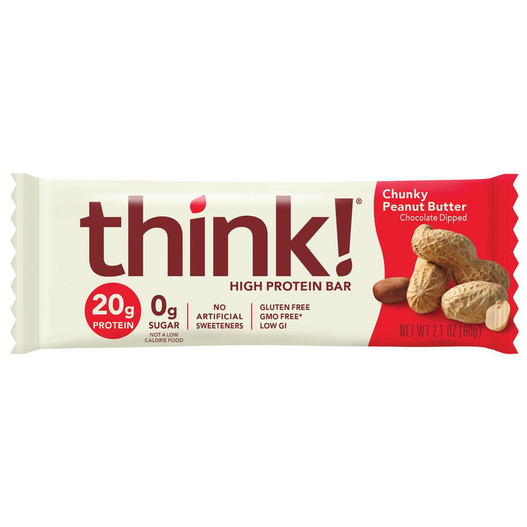 THINK BABY CHUNKY PEANUT BUTTER THIN BAR ( 10X2.1 OZ )