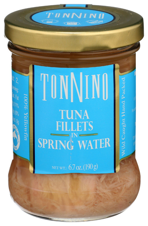 TONNINO TUNA FILLETS IN SPRING WATER ( 6X6.7 OZ )