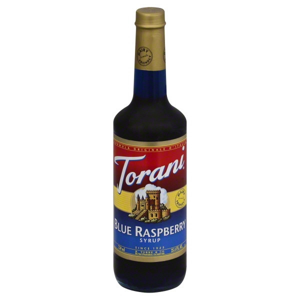 TORANI BLU RASP SYRUP ( 12 X 25.4 OZ )