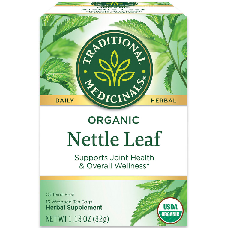 TRADITIONAL MEDICINALS NETTLE LEAF HERB TEA ( 6X16 BAG )