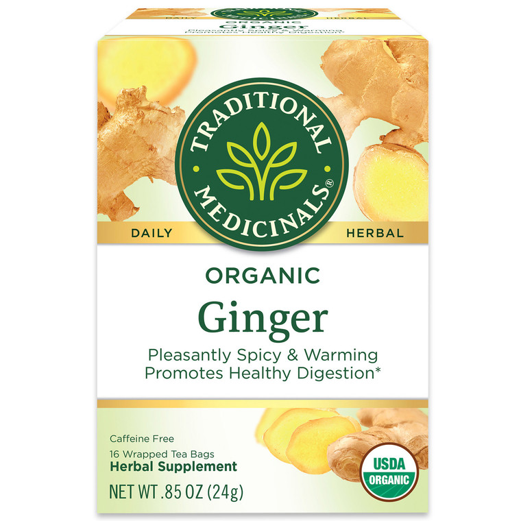 TRADITIONAL MEDICINALS GINGER TEA ( 6X16 BAG )