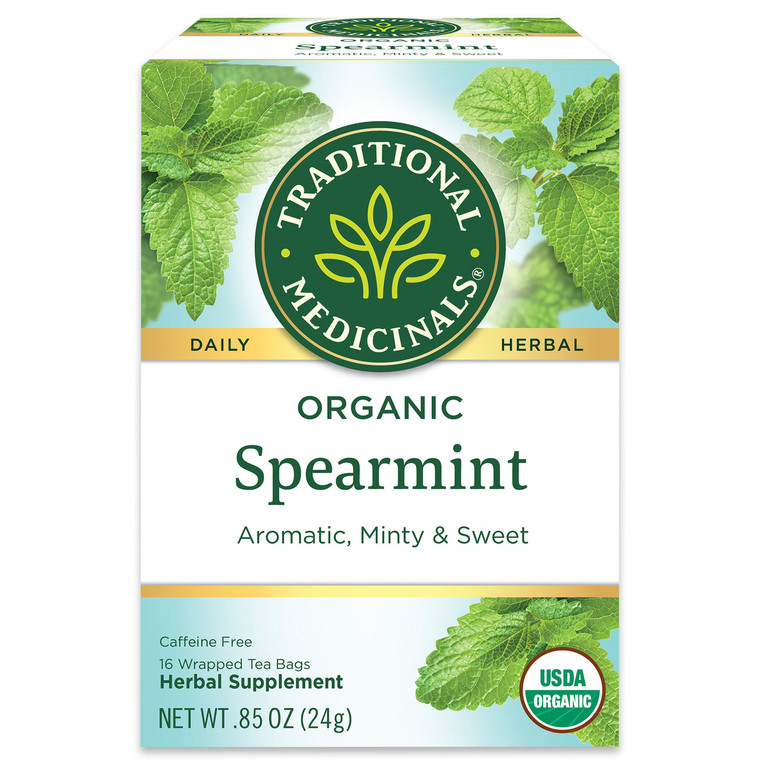 TRADITIONAL MEDICINALS SPEARMINT TEA ( 6X16 BAG )