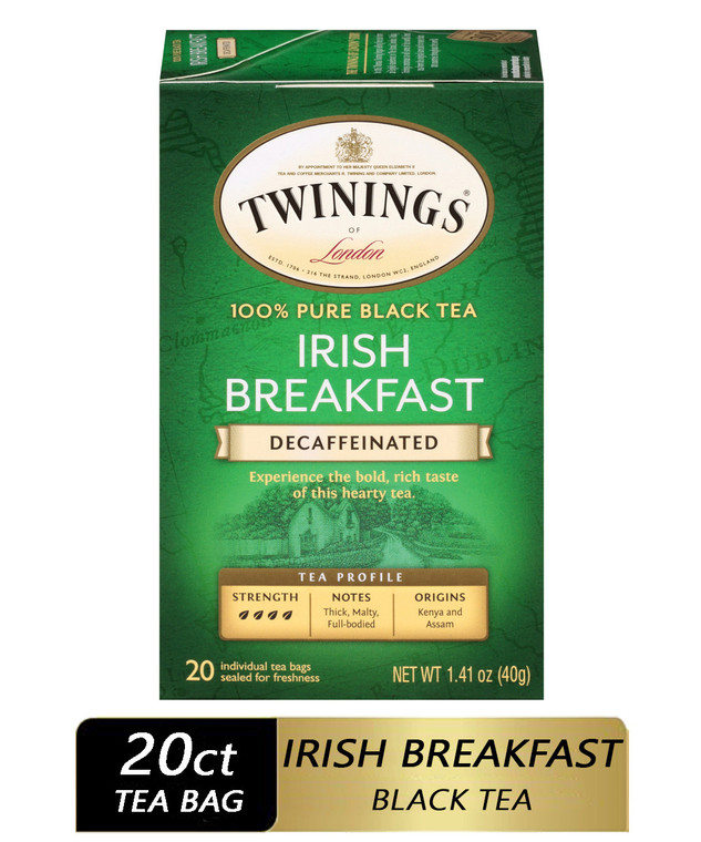 TWININGS DECF IRSH BRKFS ( 6 X 20 BAG )