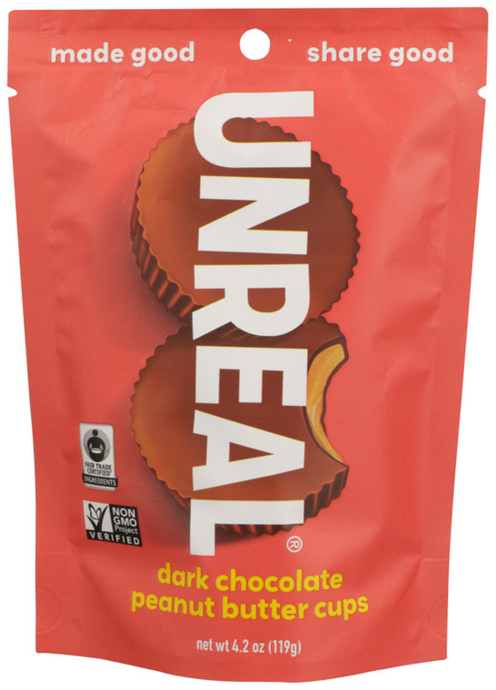 UNREAL PB CUP DRK CHOC ( 6 X 4.2 OZ )
