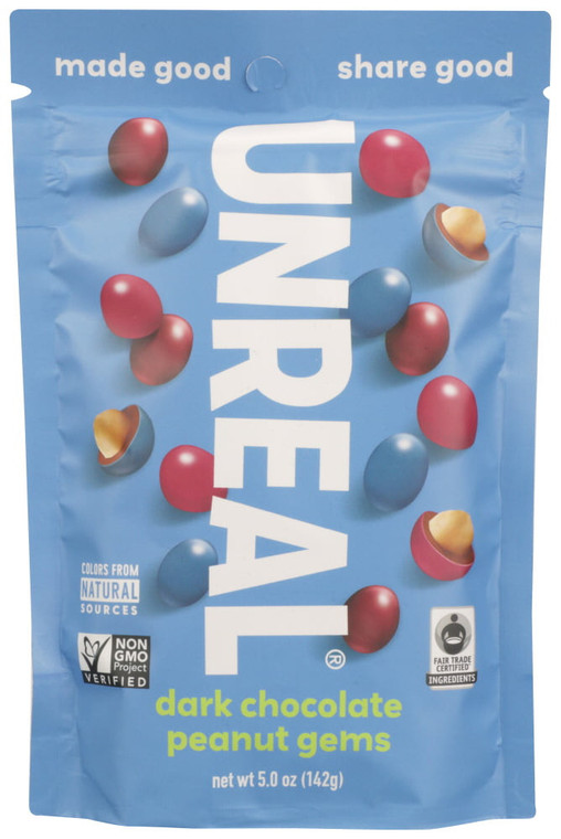 UNRL DRK CHOC PNUT GEMS ( 6 X 5 OZ )