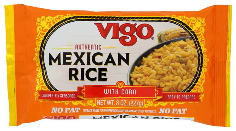 VIGO MEXICAN RICE POUCHES ( 12X8OZ )
