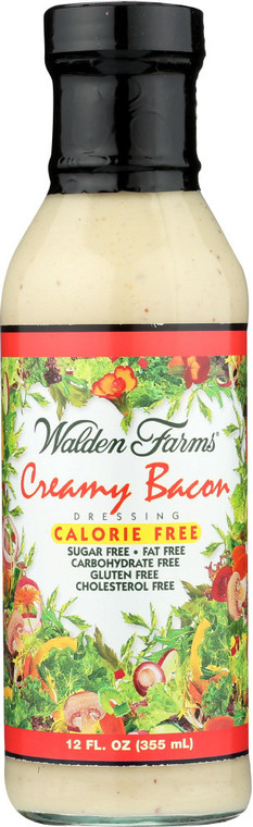 WALDEN FARMS CALORIE FREE CREAMY BACON SALAD DRESSING ( 6X12 OZ )
