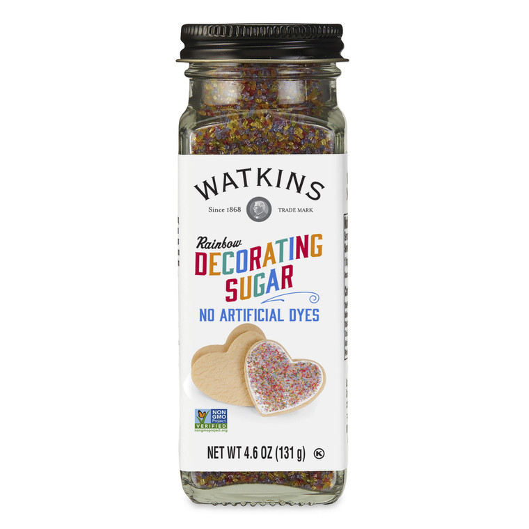 WTKINS RAINBW DECO SUGAR ( 3 X 4.6 OZ )