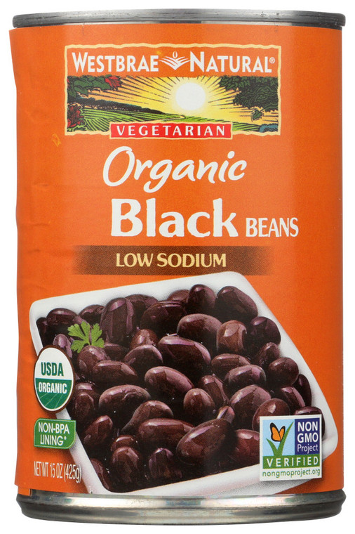WESTBRAE FOODS BLACK BEANS FAT FREE ( 12X15 OZ )