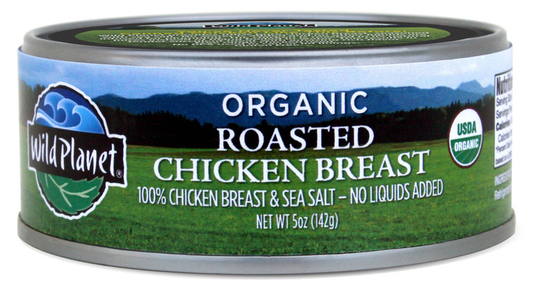 WILD PLANET ORGANIC ROASTED CHICKEN BREAST SALTED ( 12X5 OZ )