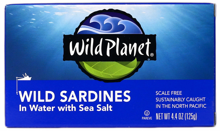 WILD PLANET WILD SARDINES IN SPRING WATER ( 12X4.375 OZ )
