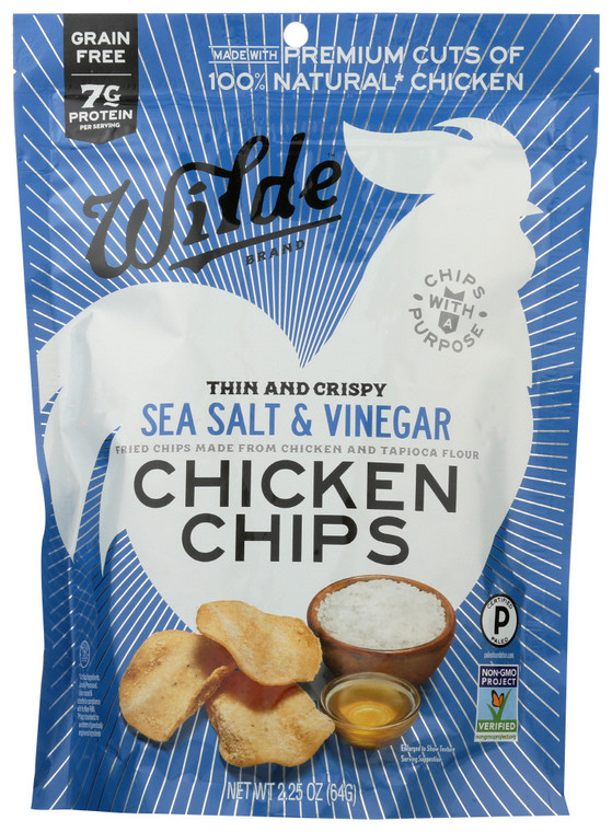 WILDE CHKN CHPS SSLT VNG ( 12 X 2.25 OZ )