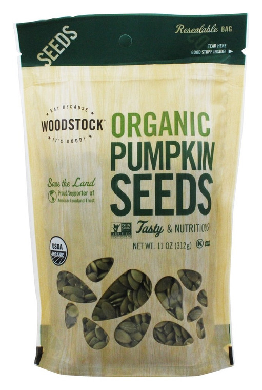 WOODSTOCK ORGANIC PUMPKIN SEEDS ( 8X11 OZ )