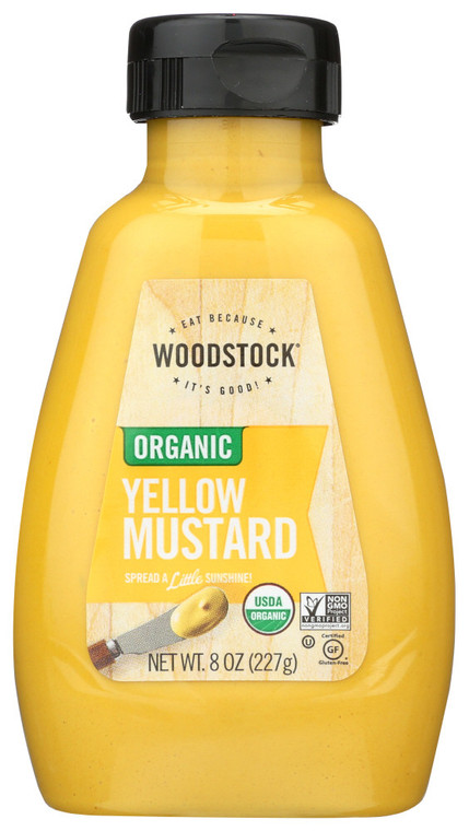 WOODSTOCK YELLOW MUSTARD ( 12X8 OZ )