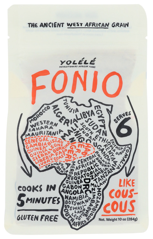 YOLELE FONIO GRAIN MICRO ( 6 X 10 OZ )