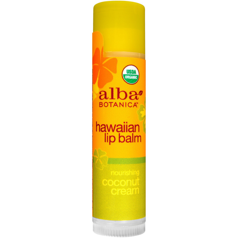 ALBA BOTANICA COCONUT CREAM LIP BALM ( 24X.15 OZ )