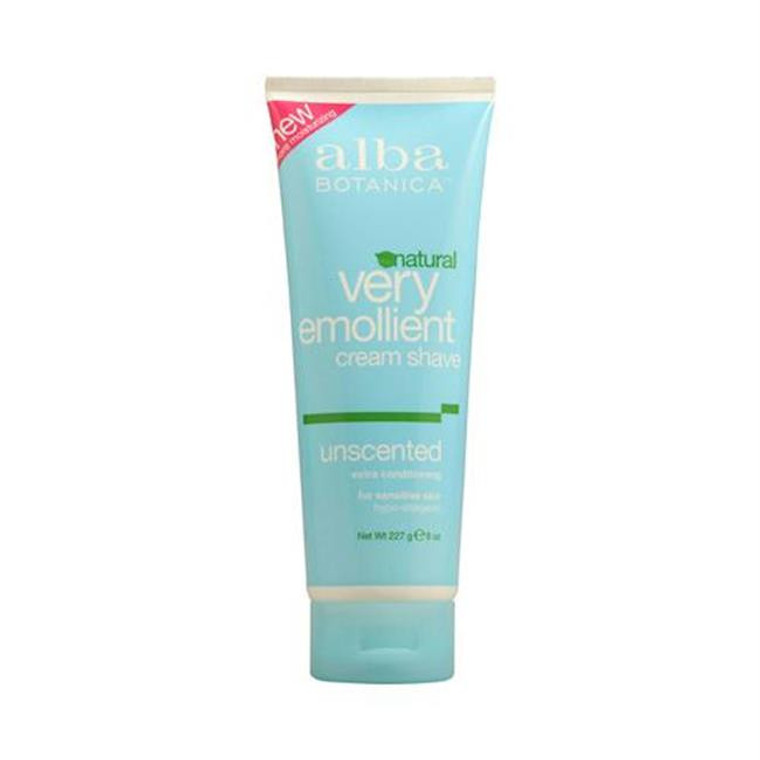 ALBA BOTANICA UNSCENTED SHAVE CREAM ( 1X8 OZ )