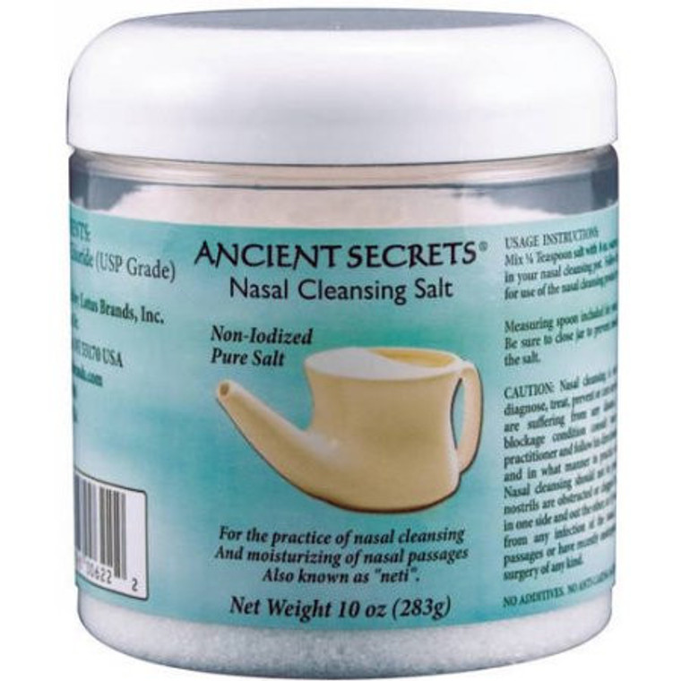 ANCIENT SECRETS NASAL CLEANSING POT SALT ( 1X10 OZ )