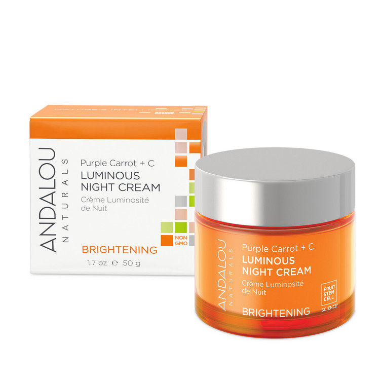 ANDALOU NATURALS PURPLE CARROT +C LUMINOUS NIGHT CREAM ( 1X1.7 OZ )