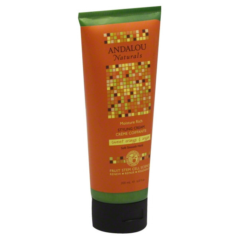 ANDALOU NATURALS MOISTURE RICH SWEET ORANGE & ARGAN STYLING CREAM ( 1X6.8 OZ )