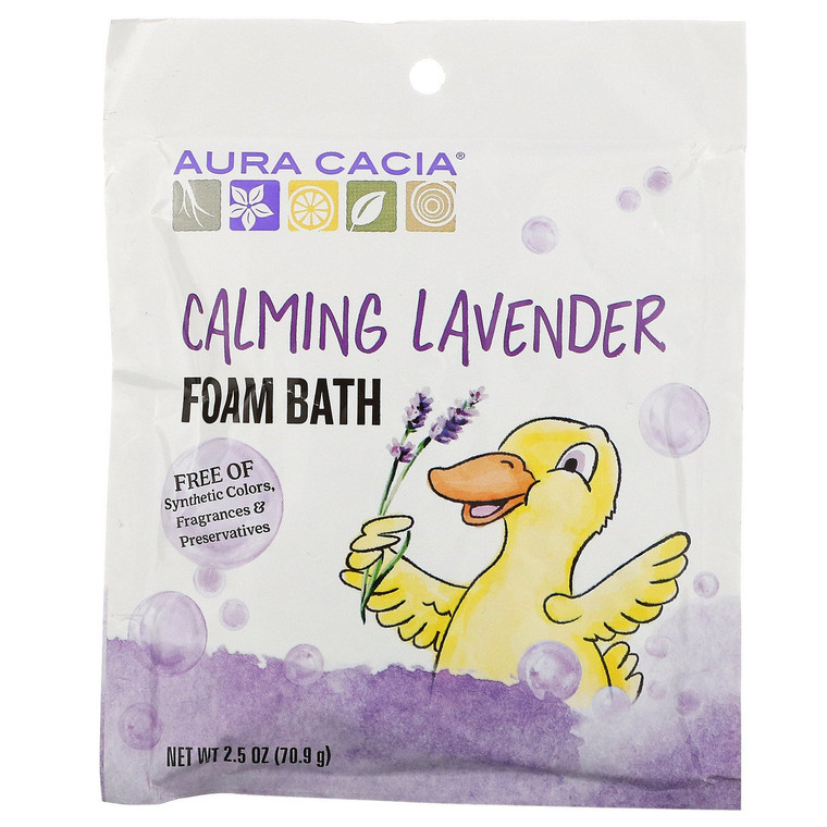 AURA CACIA KIDS CALMING FOAM BATH ( 6X2.5 OZ )