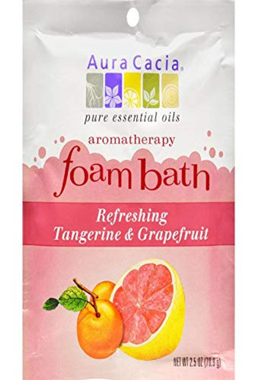AURA CACIA PATCHOULI & ORANGE FOAM BATH ( 6X2.5 OZ )