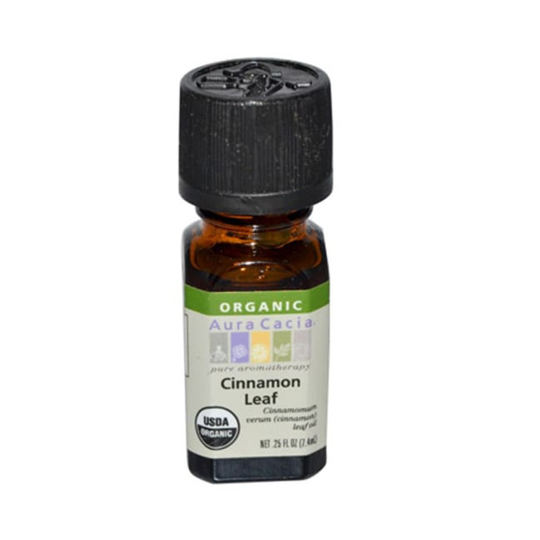 AURA CACIA ORGANIC CINNAMON LEAF ESSENTIAL OIL ( 1X.25 OZ )