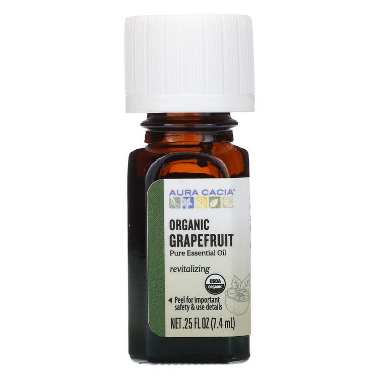 AURA CACIA ORGANIC GRAPEFRUIT ESSENTIAL OIL ( 1X.25 OZ )