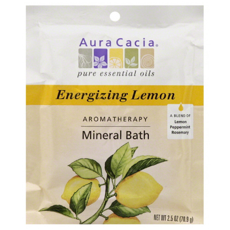 AURA CACIA ENERGIZE MINERAL BATH ( 6X2.5 OZ )