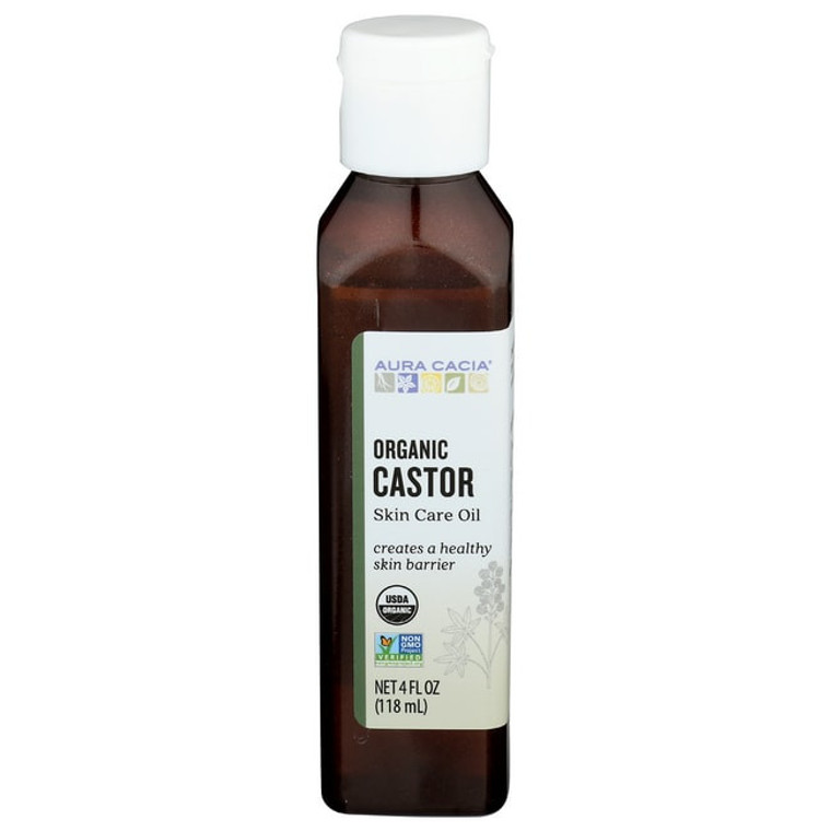 AURA CACIA CASTOR OIL ( 4 OZ )