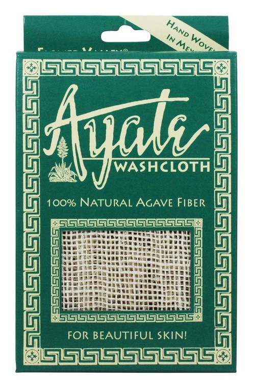 FLOWER VALLEY AYATE FIBER WASHCLOTH ( 1XEACH )