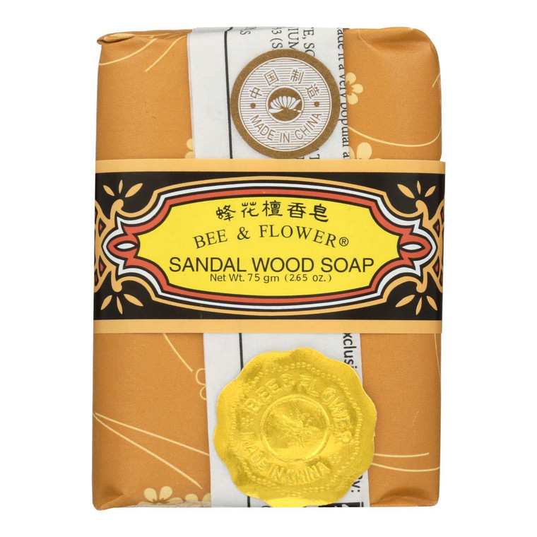 BEE & FLOWER SANDALWOOD SOAP ( 12X2.65 OZ )