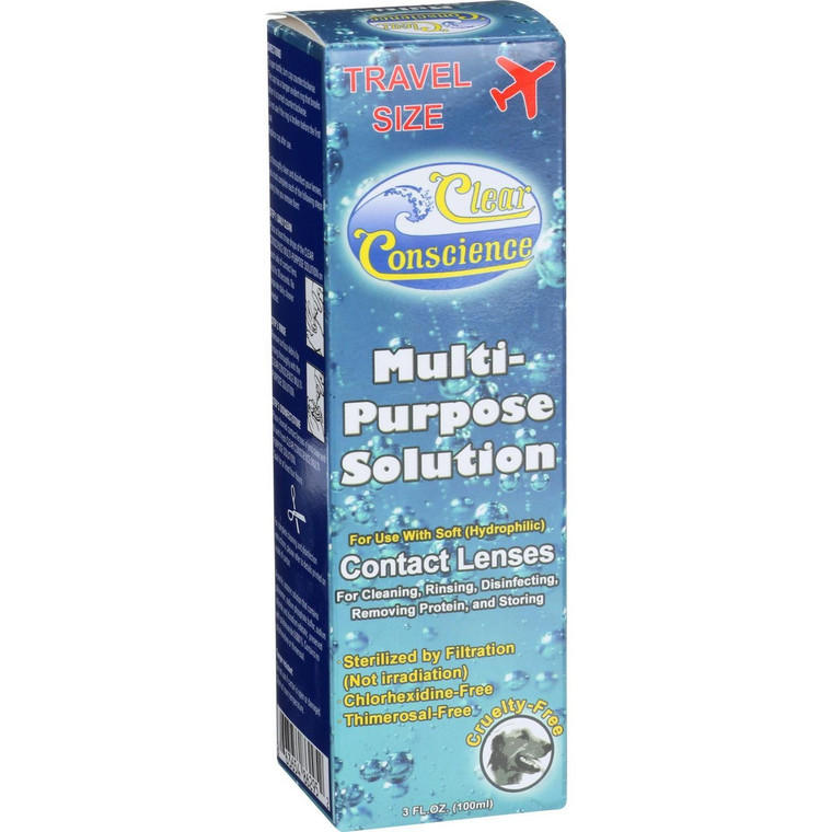 CLEAR CONSCIENCE CONTACT LENS SOLUTION TRAVEL SIZE ( 1X3 OZ )