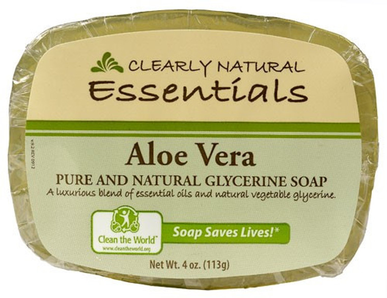 CLEARLY NATURALS ALOE VERA SOAP ( 1X4 OZ )