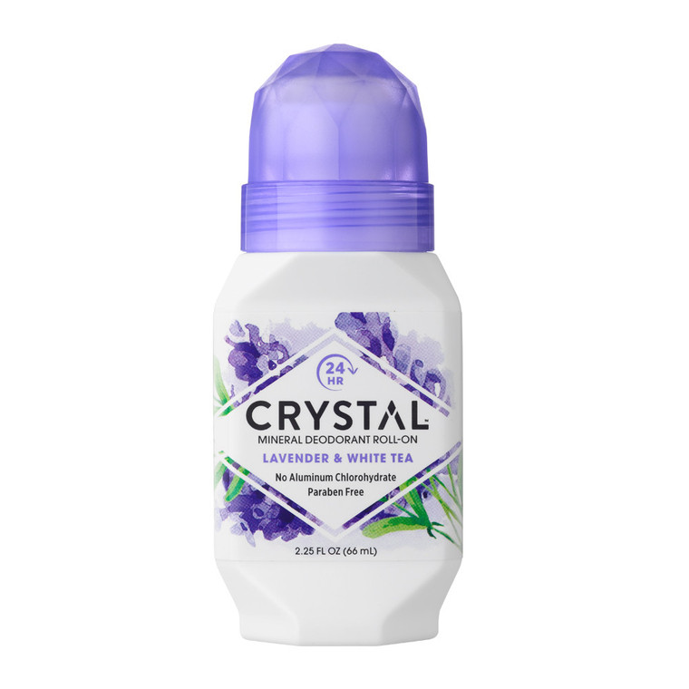 CRYSTAL ESSENCE MINERAL LAVENDER DEODORANT ROLL-ON ( 1X2.25 OZ )